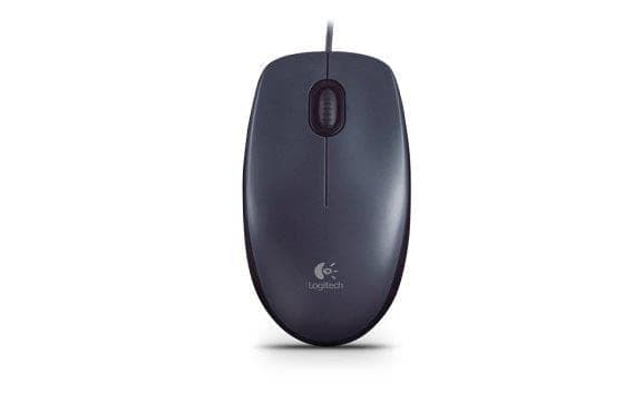 Logitech M90 Wired USB Mouse, 3 yr Warranty, 1000 DPI Optical Tracking, Ambidextrous PC/Mac/Laptop