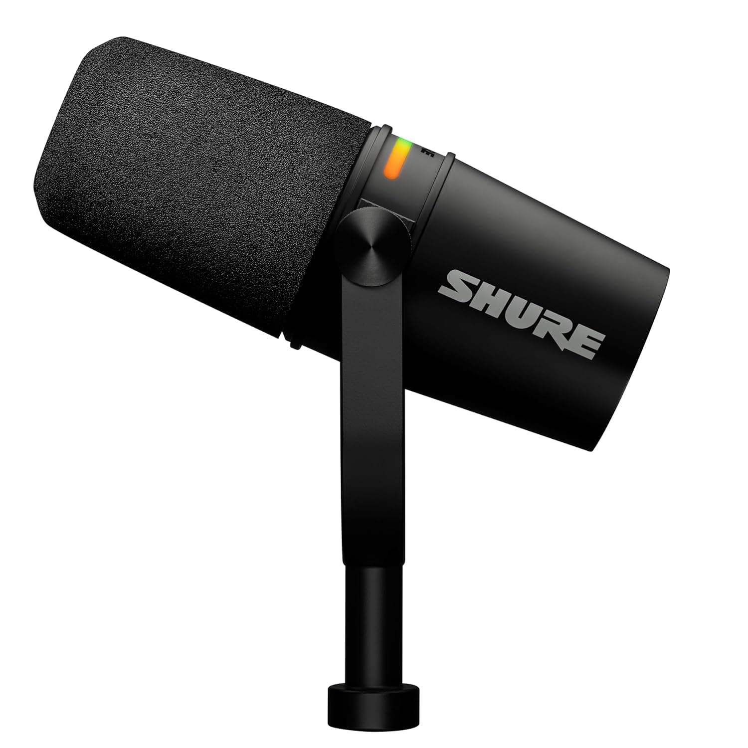 Shure MV7+ Podcast Microphone – Professional USB-C & XLR Dynamic Microphone with Auto Level Mode, Digital Pop Filter, LED Touch Panel & Reverb Effects